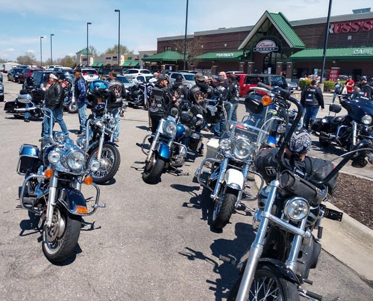 Biker birthday bash